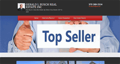 Desktop Screenshot of geraldlbuschrealestate.com