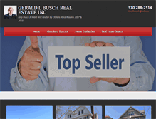 Tablet Screenshot of geraldlbuschrealestate.com